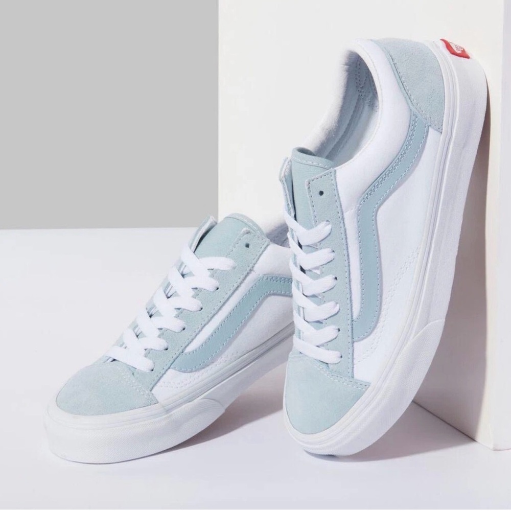Vans Old Skool Winter Sky Blue and White